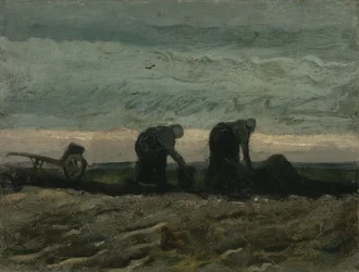 Deux femmes sur la lande