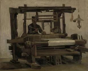 Le tisserand au métier à tisser