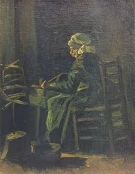 Femme au rouet, 1885