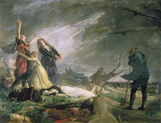 Enterrement à La Moncloa en mai 1808 (huile sur toile)
