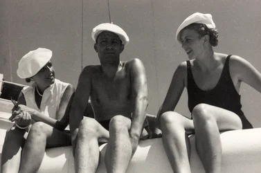Passagers à bord du navire de croisière "Oceania", extrait de l