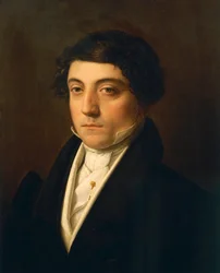 Italie, Milan, Portrait du compositeur italien Gioacchino Rossini (1792-1868), vers 1830