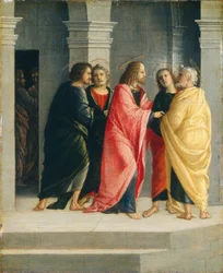 Christ instruisant Pierre et Jean de préparer la Pâque