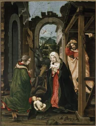 Nativité avec Sainte Catherine d