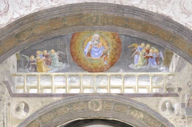 Dieu et chérubins