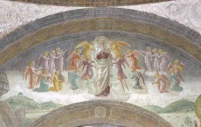 La Vierge Marie et les anges musiciens