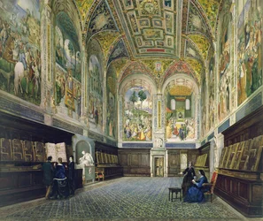 La Bibliothèque Piccolomini, Sienne