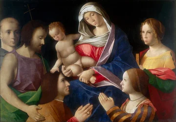 Madone avec Enfant et Saints