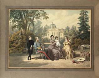 La famille impériale à Gödöllő, 1871
