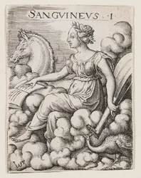 Tempérament sanguin, c.1530-62 (gravure)