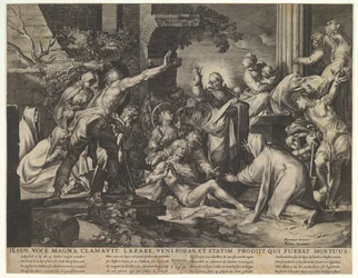 La Résurrection de Lazare, copie inversée