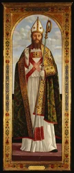 Un évêque saint bénissant