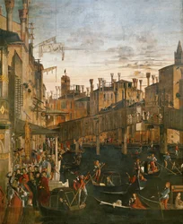Miracle de la relique de la Sainte Croix au Campo San Lio, Venise (peinture)