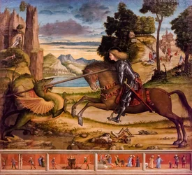 Saint Georges terrassant le dragon