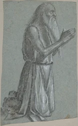Saint Jérôme recto, Soldat avec une lance verso, 1460-1525
