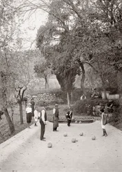 Partie de bocce