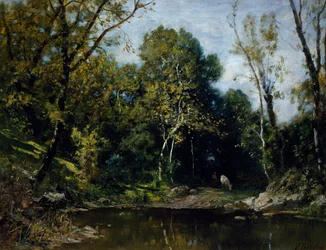 À Mirafiori, par Vittorio Bussolino (1853-1922)