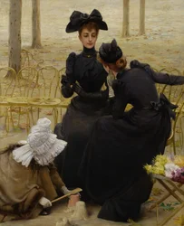 Conversation au Jardin du Luxembourg
