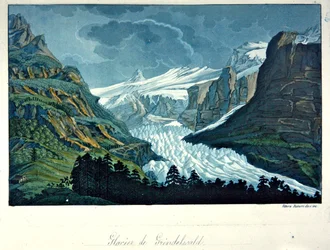 Glacier de Grindelwald, illustration de 