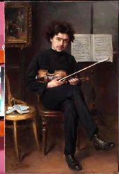 Portrait du violoniste et compositeur Jan Kubelik (1880-1940)