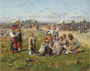 La Fête du village, 1882