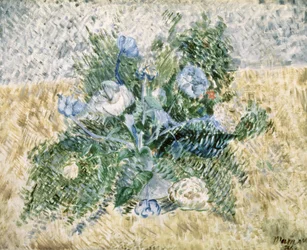 Fleurs bleues