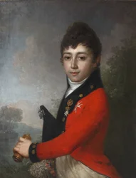 Portrait du baron Alexey Nikolaevich Serdobin 1790-1834 enfant.