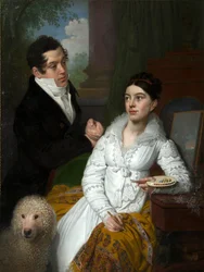 Portrait de la princesse Alexandra et du prince Aleksey Lobanov-Rostovsky