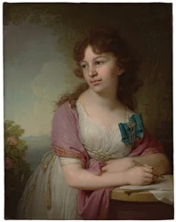 Portrait de la princesse Yekaterina Alexeyevna Dolgorukova, née comtesse Vasilyeva, 1798