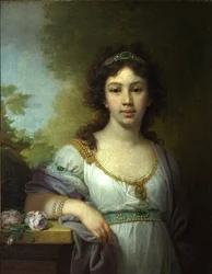 Portrait de Varvara Shidlovskaya, 1798
