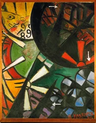 Roulette (peinture sur toile)