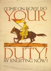 Allez les gars ! Faites votre devoir ! En vous enrôlant maintenant ! 1917