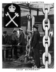 Chef charpentier de marine, 1937