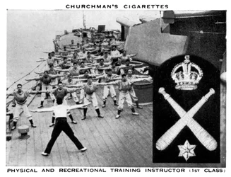 Instructeur de formation physique et récréative, 1ère classe, 1937