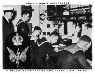 Télégraphiste sans fil, 2e classe, C.P.O et P.O, 1937