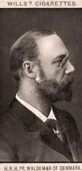 S.A.R., PR. Waldemar du Danemark, 1908