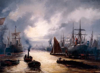 Le bassin de Londres, 1892