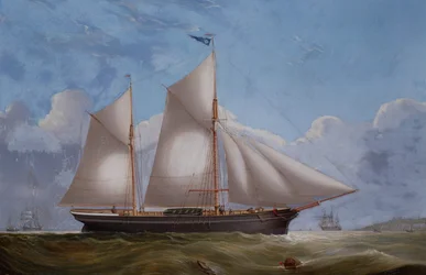 Navires au large de Sunderland