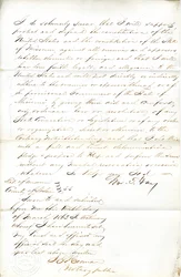 Serment de loyauté de Wm. T. Gay du Missouri, Comté de St. Louis