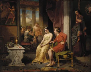 Les Derniers Jours de Pompéi : Glaucus et Ione