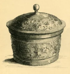 Boîte en métal avec couvercle