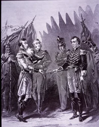 Hull capitule à Détroit (lithographie)