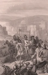 Le maréchal de Boucicaut force le sultan Bayezid à arrêter le siège de Constantinople