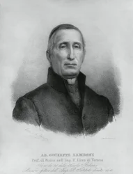 Portrait de Giuseppe Zamboni (1776-1846), prêtre catholique et physicien italien