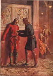 Hamlet tente de faire jouer une flûte à Guildenstern, de 