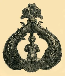 Heurtoir en bronze, vers 1550-1600, 1881
