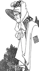 Elle portait un grand chapeau, avec les plus belles fleurs dessus, vers 1930