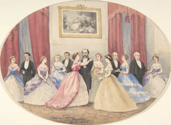 Réception britannique à Bagdad, 1865