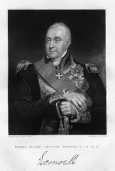 Amiral Edward Pellew 1757-1833, 1er vicomte Exmouth, 1837