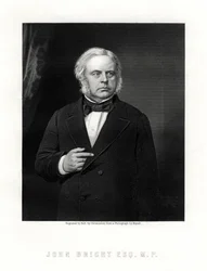 John Bright, homme politique radical et libéral britannique, 19e siècle